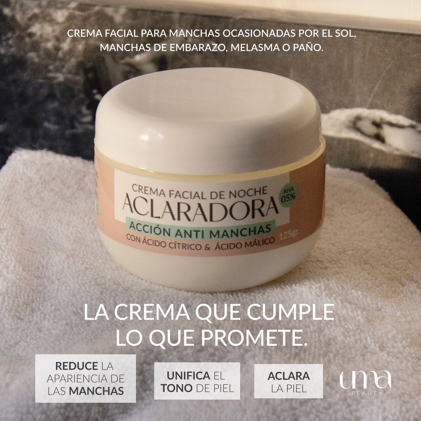 CREMA ACLARADORA ACCIÓN ANTI MANCHAS