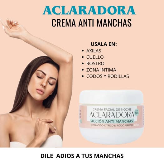 CREMA ACLARADORA ACCIÓN ANTI MANCHAS